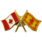 Canada/Scottish Standard Crossed Pin