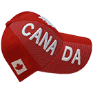 Canada Baseball Cap, Red