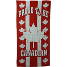 "Proud to be Canadian" Beach Towel
