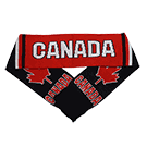 Canada Knitted Scarf, Maple Leaf
