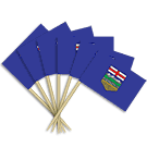 Alberta Toothpick Flags