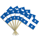 Quebec Toothpick Flags