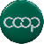 Co-op Button, Green