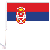 Serbia Car Flag