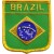 Brazil 2.5"x 2.75" Shield Crest