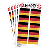 Germany 1"x1.5" Decal, 50/pack