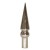 Round Spear Finial, Chrome Plated
