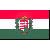 Hungary Flags with coat of arms & wreath