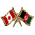 Canada/Afghanistan Crossed Pin