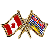 Canada/BC Crossed Pin