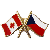 Canada/Czech Republic Crossed Pin