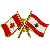 Canada/Lebanon Crossed Pin