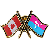 Canada/Transgender Crossed Pin